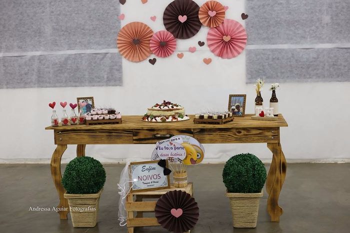 Decoração feita pela minha irmã