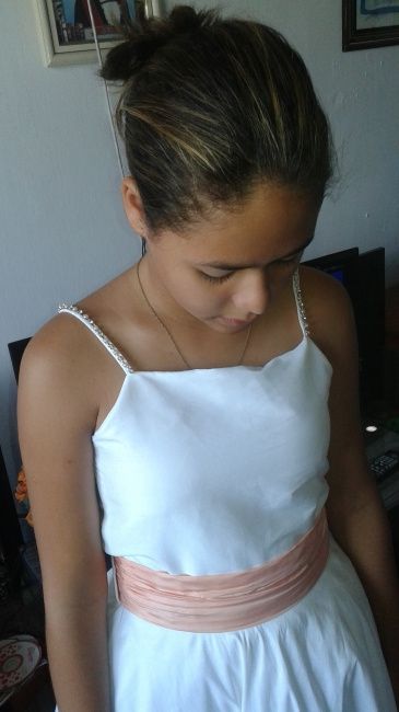 O vestido das floristas e da porta alianças!!! - 3