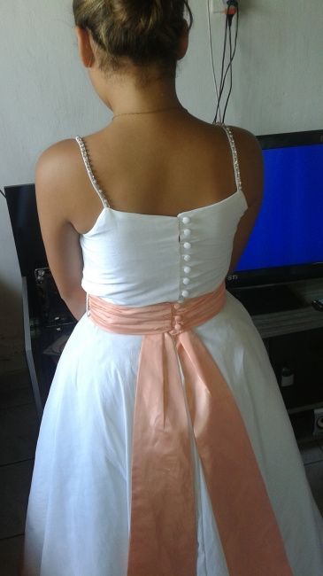 O vestido das floristas e da porta alianças!!! - 5