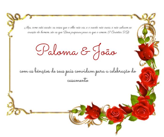 Alguém com convite feito no Canva? - 1