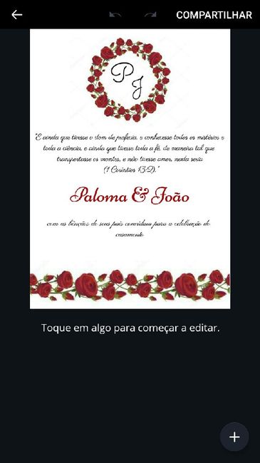Alguém com convite feito no Canva? - 2