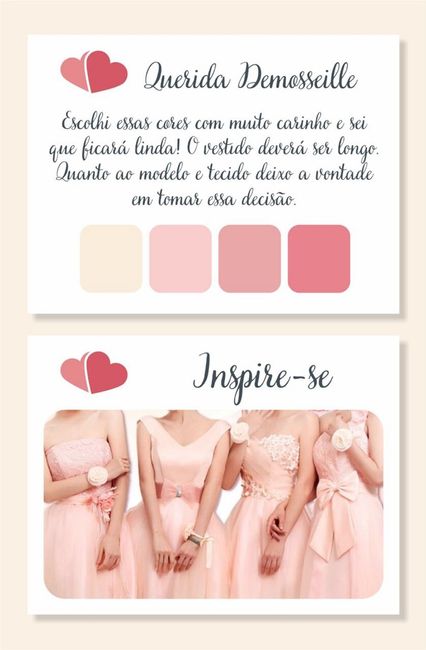 Meus cartões para convites de padrinhos daminhas e pajens - 4