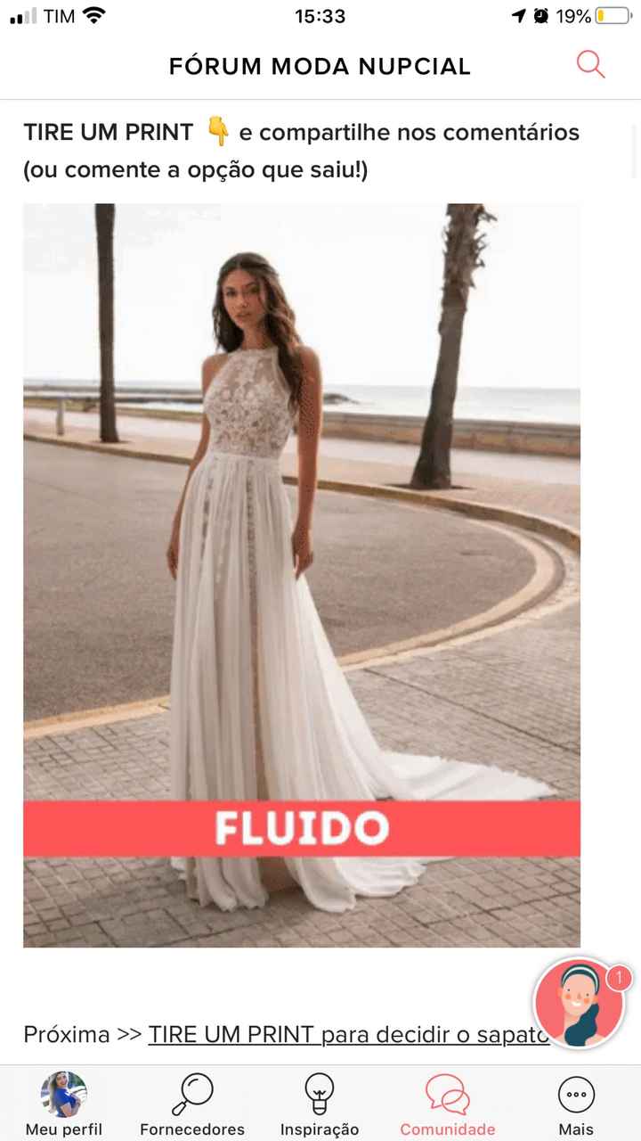 TIRE UM PRINT para decidir o vestido - 1