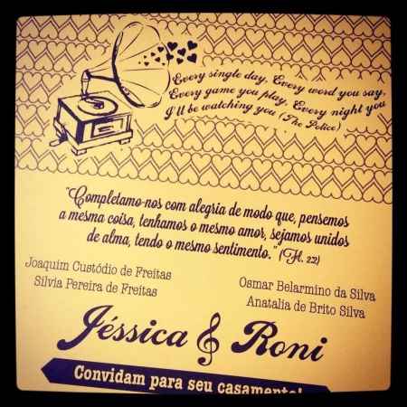 Convite para o casório - 1