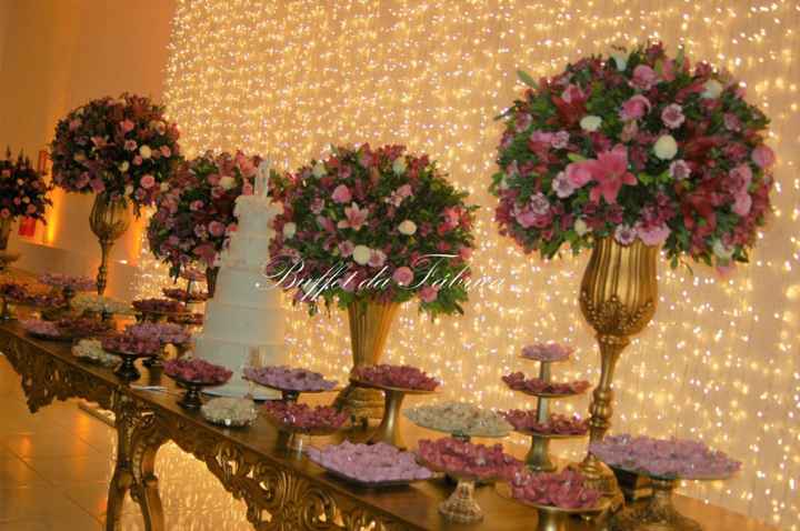 Decoração marsala + rosa chá - 2