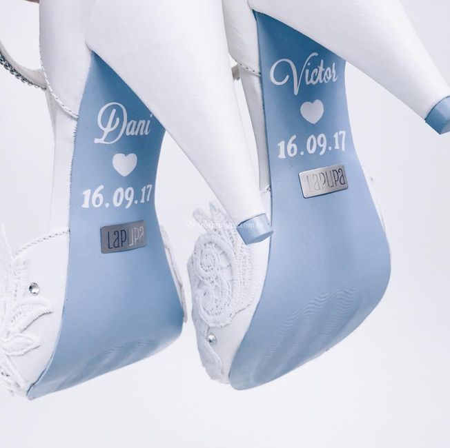 Sapato da noiva: faria uma sola personalizada? 2