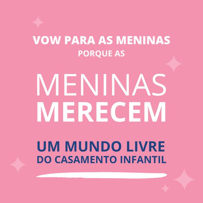 Una-se a Casamentos.com.br na luta contra o casamento infantil! - 1
