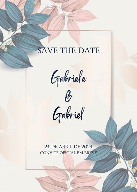 10 inspirações de Save The Date: escolha o seu favorito! 5