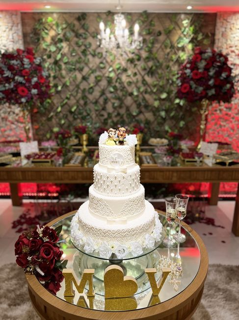 Quantos andares terá o bolo de casamento? 🍰 1