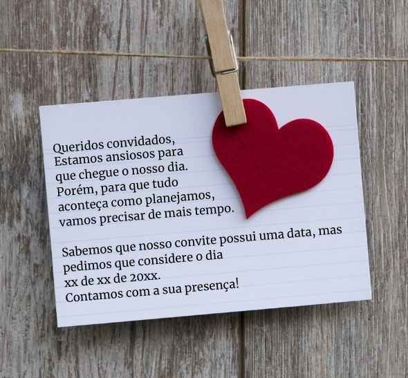 Mudei a data e os convites estão impressos. O que fazer? - 4