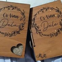 Olá, Brides! Qual nota vocês dão para os meus cadernos de votos? - 1