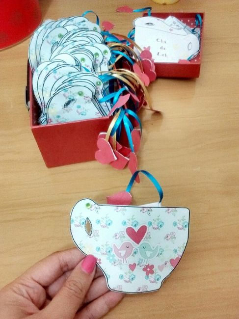 Diy meus convites de chá de cozinha #vemver - 2