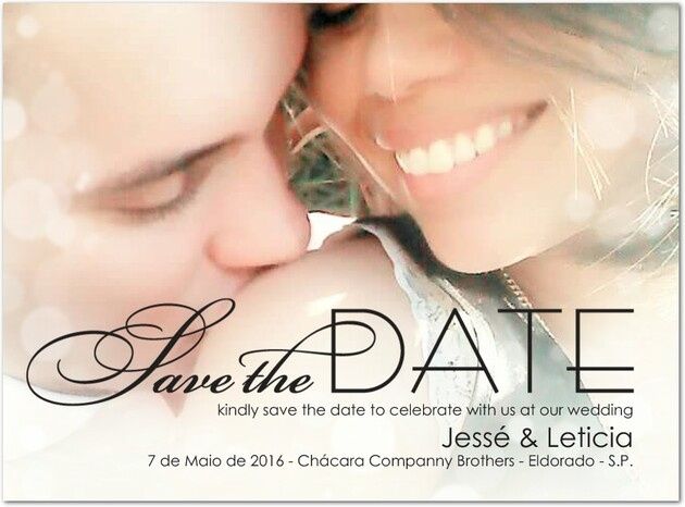 Meu save the date - opinião - 1
