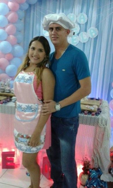 Surpresa do meu amor  no chá.