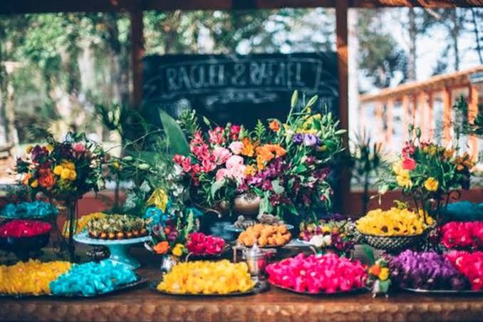 Combinações de cores, para decoração do cacasamento. 5