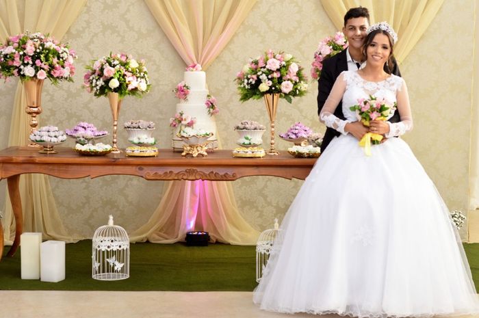 Espaço para tirar foto com os convidados na Igreja 2