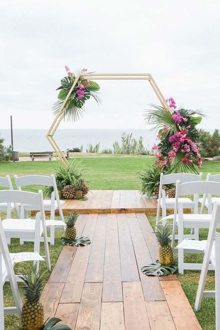 Casamento com formas geométricas - Você usaria? 16