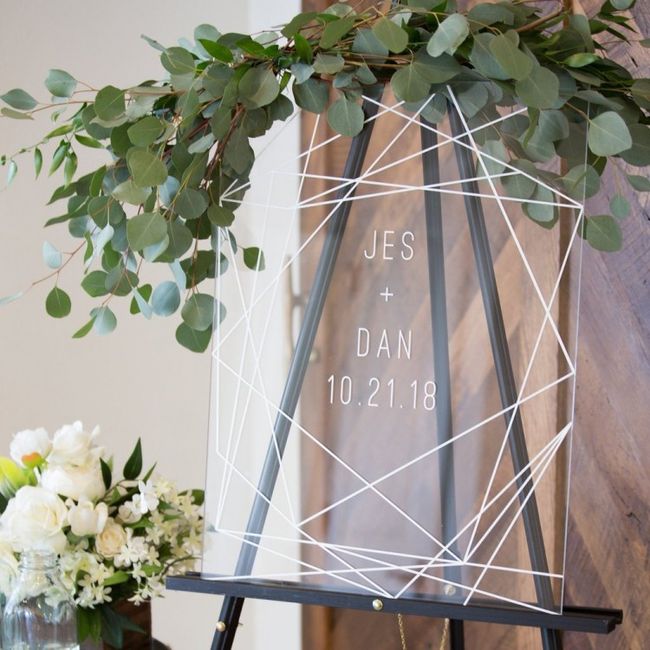 Casamento com formas geométricas - Você usaria? 27