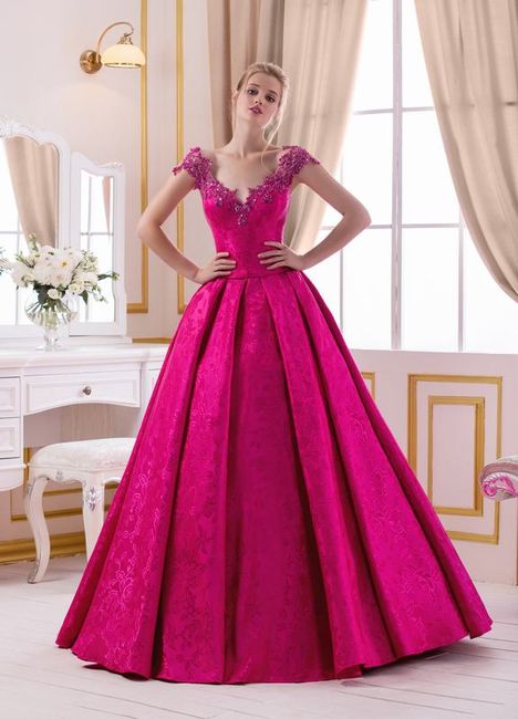 Vestidos de noiva rosa - você usaria? 1