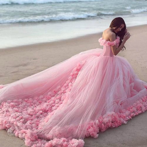 Vestidos de noiva rosa - você usaria? 4