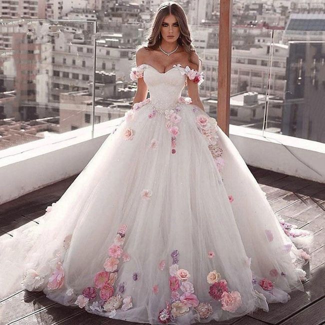 Vestidos de noiva rosa - você usaria? 6