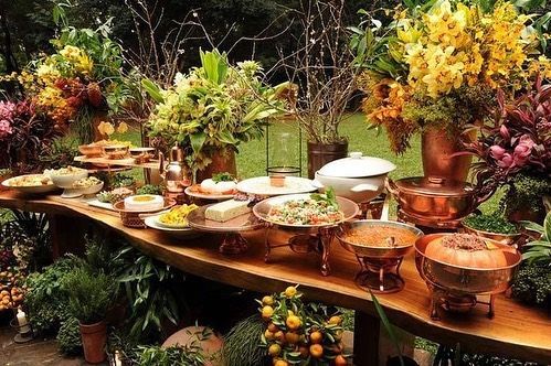 Tipos de serviços de buffet de casamento 1