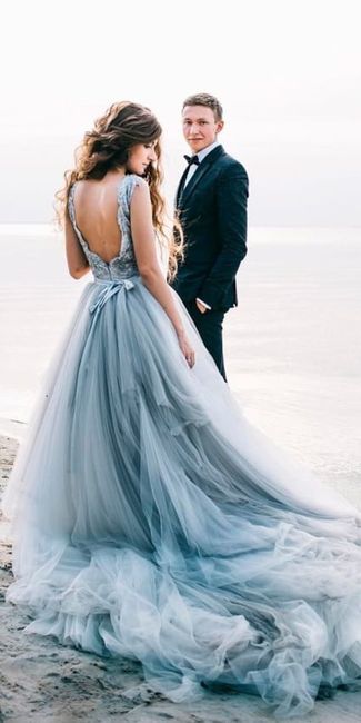 Vestidos de noiva na cor azul #novembroazul 4
