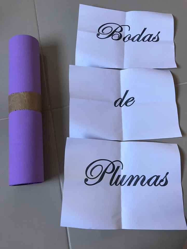 diy para as minhas Bodas de Plumas! - 1