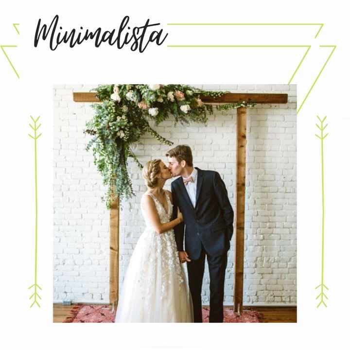 Estilos de casamento - Minimalista - 1