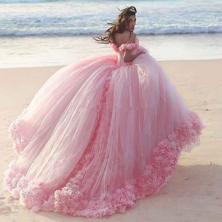 Vestidos de noiva rosa - você usaria? - 2
