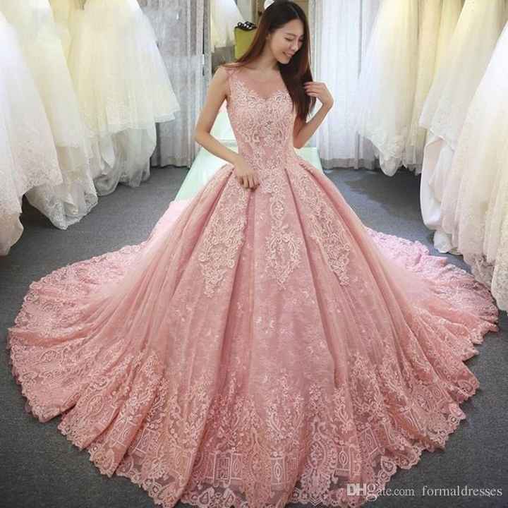 Vestidos de noiva rosa - você usaria? - 8