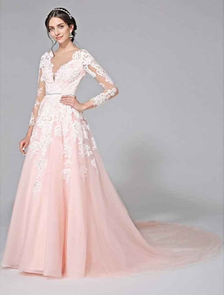 Vestidos de noiva rosa - você usaria? - 10