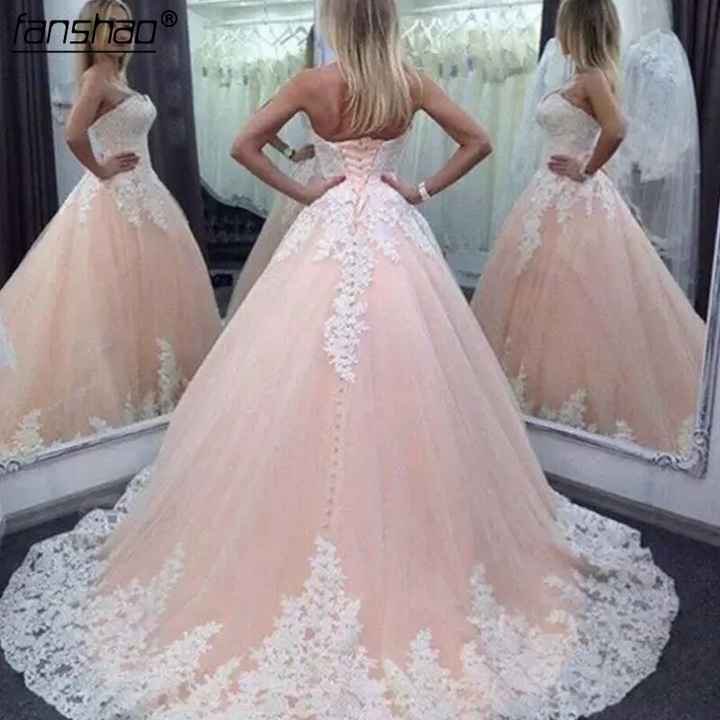 Vestidos de noiva rosa - você usaria? - 11