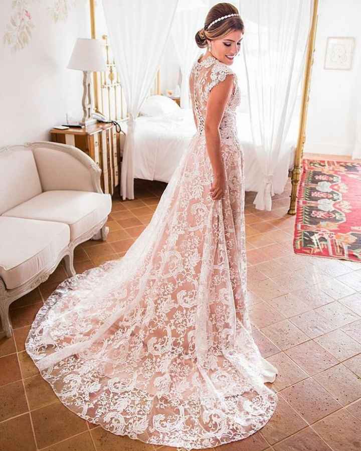 Vestidos de noiva rosa - você usaria? - 12
