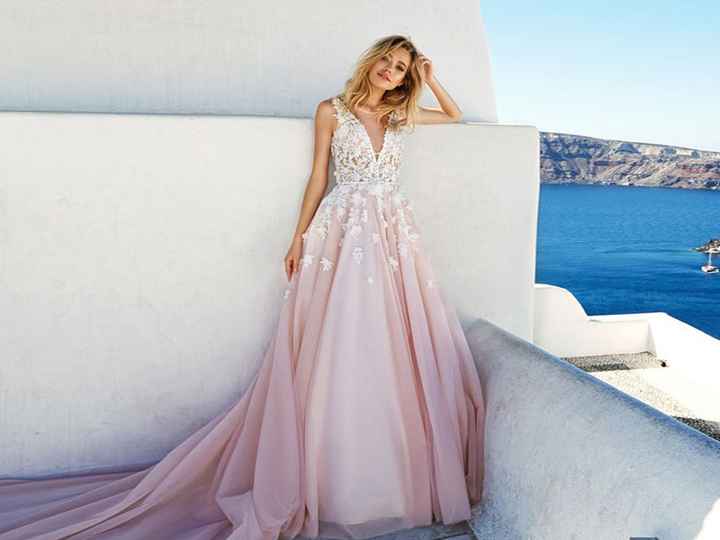Vestidos de noiva rosa - você usaria? - 13