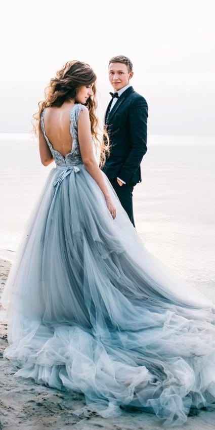 Vestidos de noiva azul #novembroazul - 4