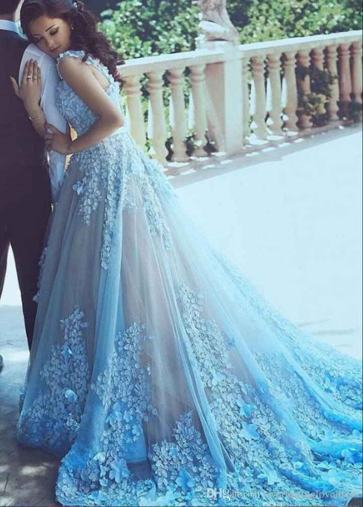 Vestidos de noiva azul #novembroazul - 5
