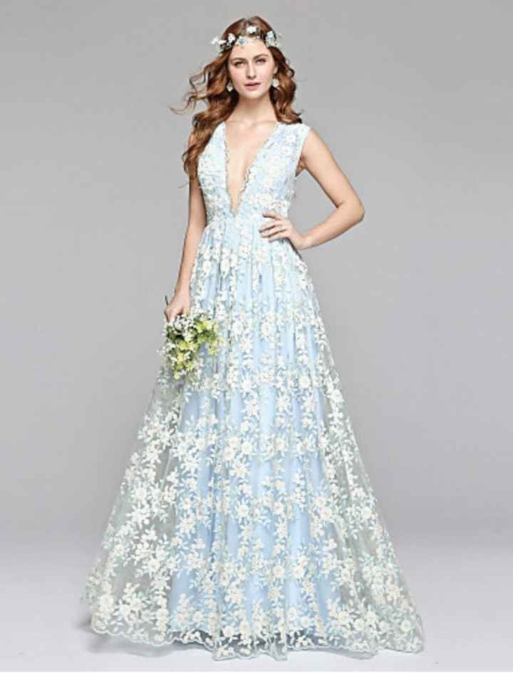 Vestidos de noiva azul #novembroazul - 7