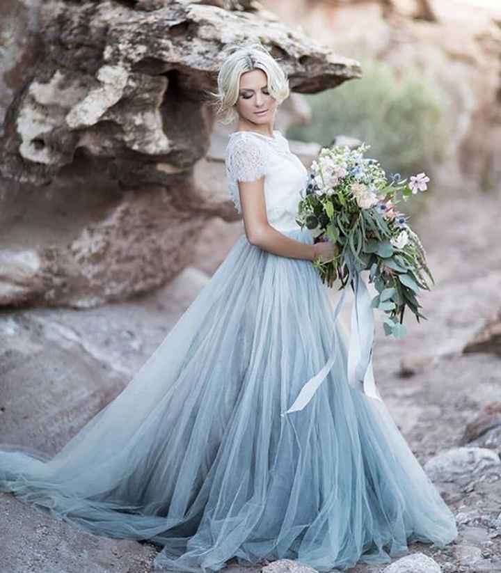 Vestidos de noiva azul #novembroazul - 8
