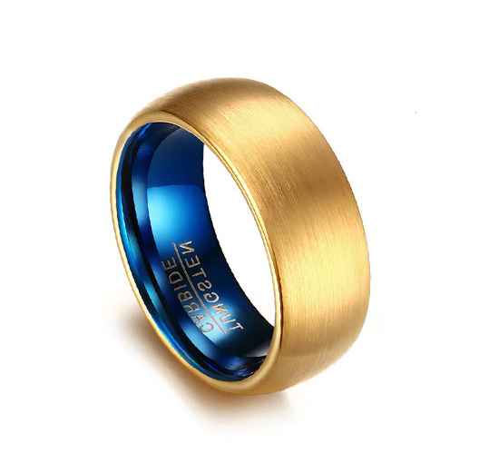 Alianças e aneis de noivado na cor azul #novembroazul - 5