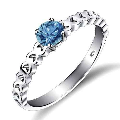 Alianças e aneis de noivado na cor azul #novembroazul - 15