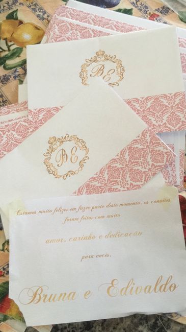 Convites de casamento - 1