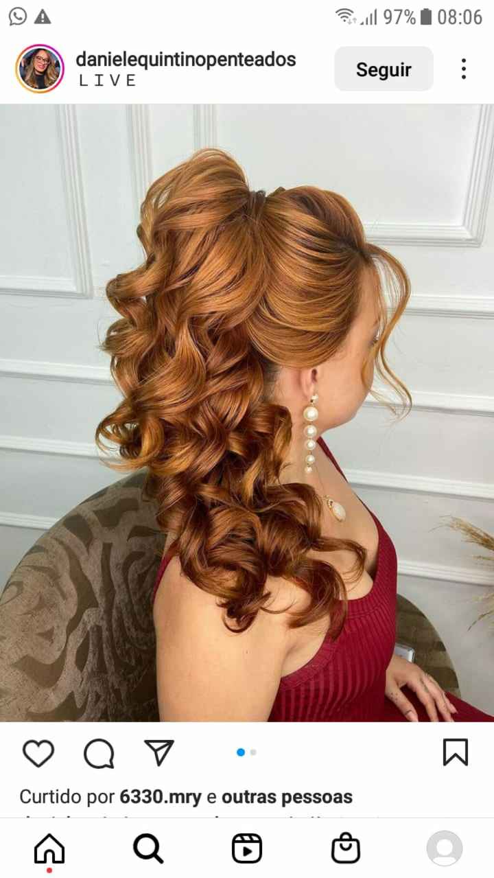Já escolheu qual vai ser o penteado? - 1