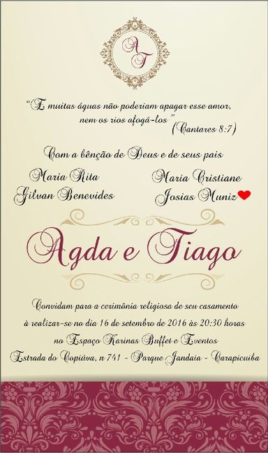 Convite casamento - 5