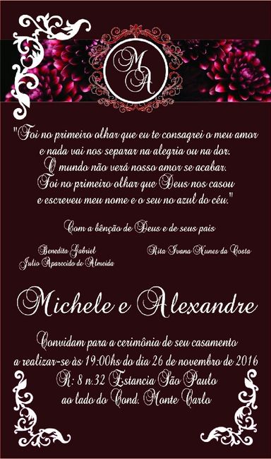 Convite casamento - 6