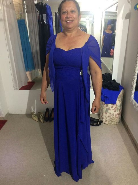 Vestido da mãe da noiva - 1