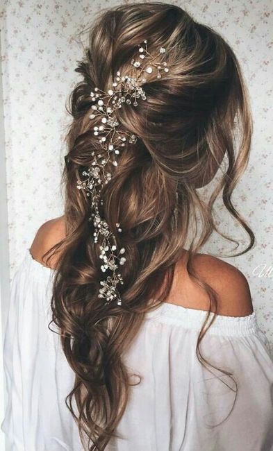  Inspiração penteado para quem nn quer o cabelo totalmente solto - 3