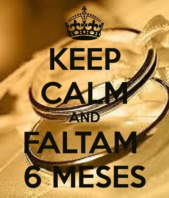 Faltam 6 meses....