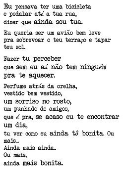 Eu pensava...