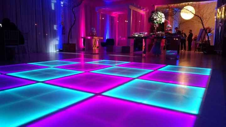 pista de dança de led
